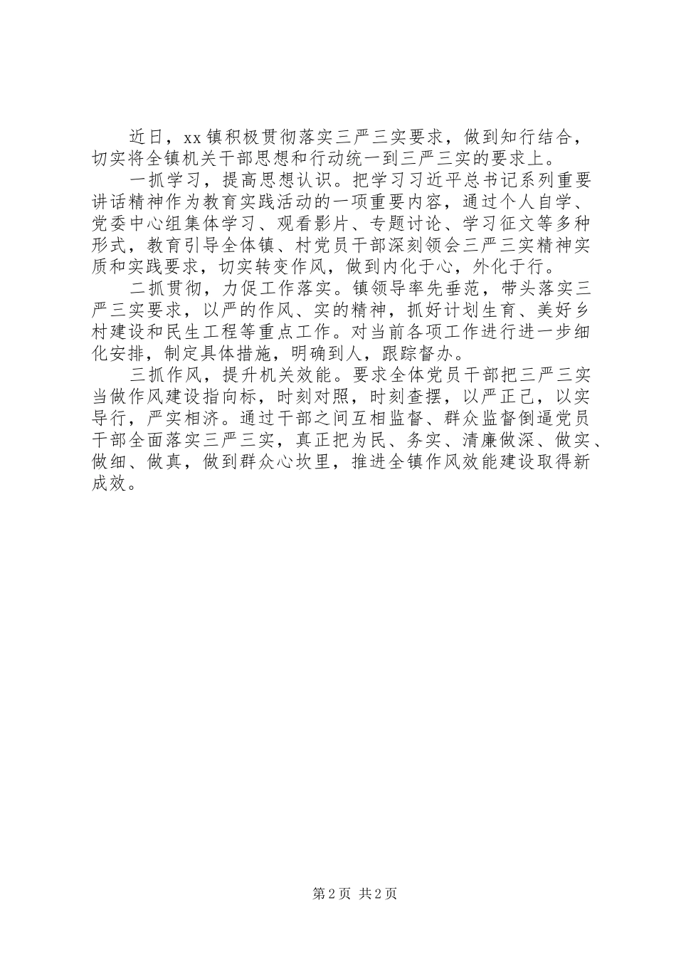 XX年践行三严三实工作计划_第2页