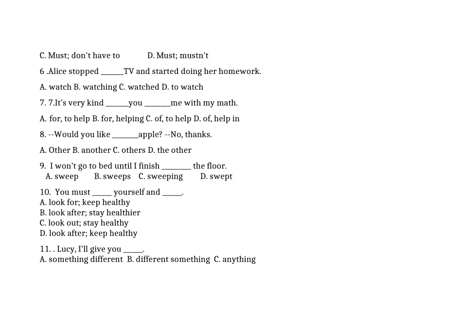 八年级英语原创命题大赛_第2页