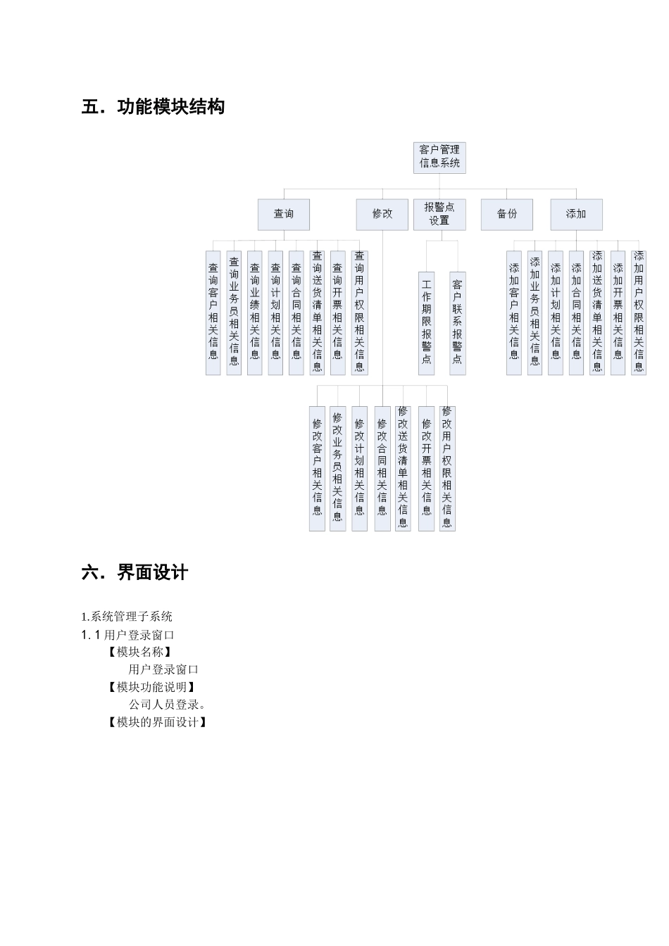 客户信息管理系统总体设计_第3页