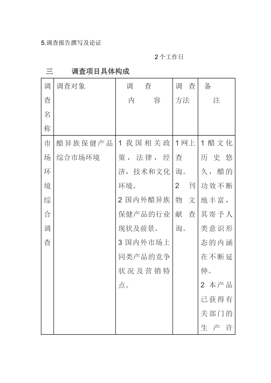 醋异族保健系列产品市场调查方案解析_第2页