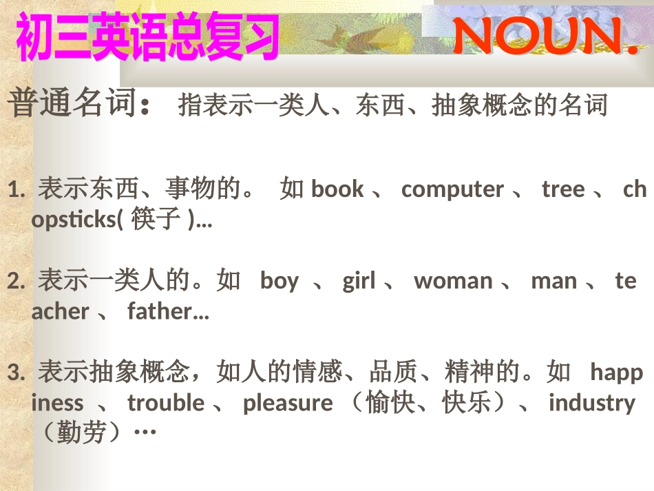 初中英语语法复习-名词_第2页