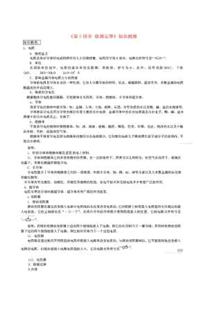 欧姆定律知识梳理