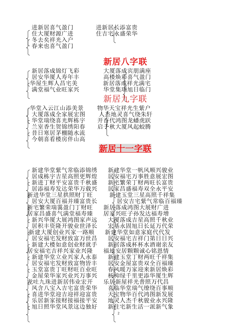 群众至爱新居对联_第2页