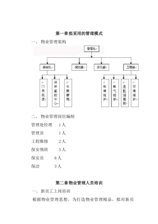 研发楼物业管理服务方案（ 28页）