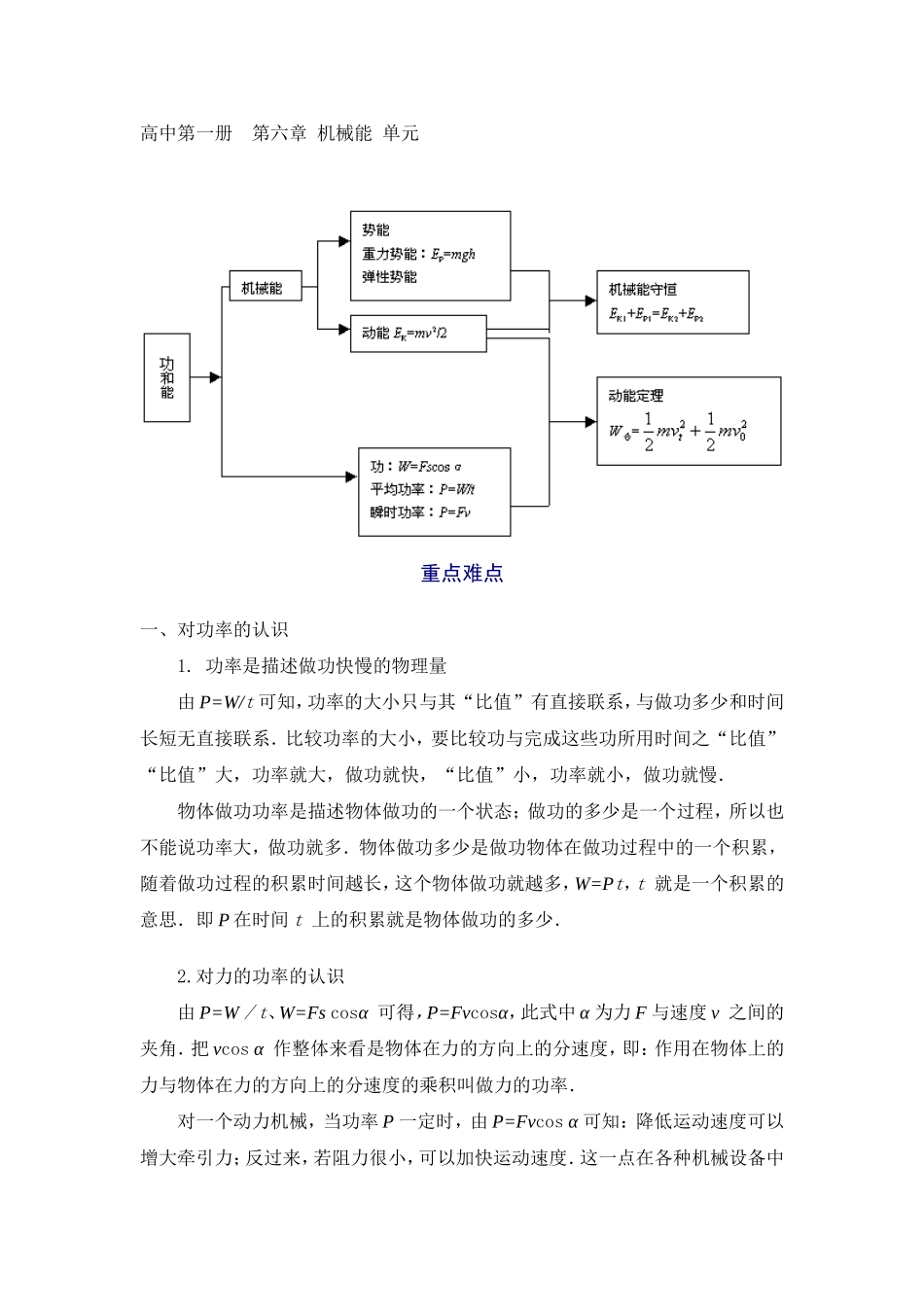 第六章机械能单元_第1页