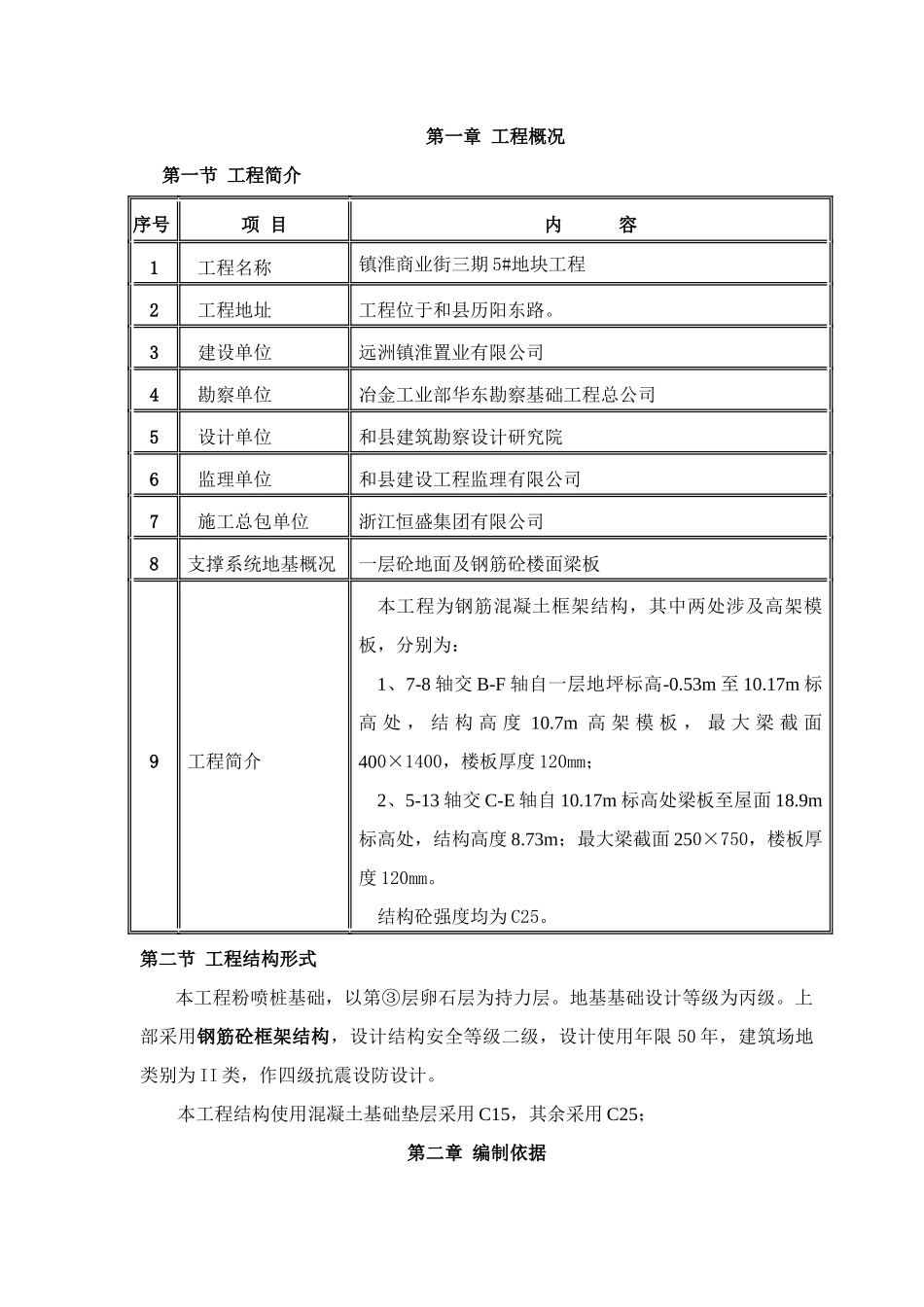 镇淮商业街高支模专项施工方案(XXXX116)_第2页