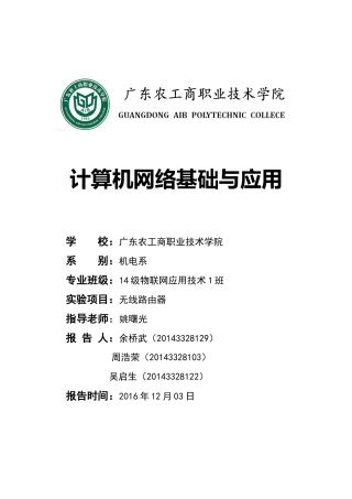 无线路由器分析及市场调研报告