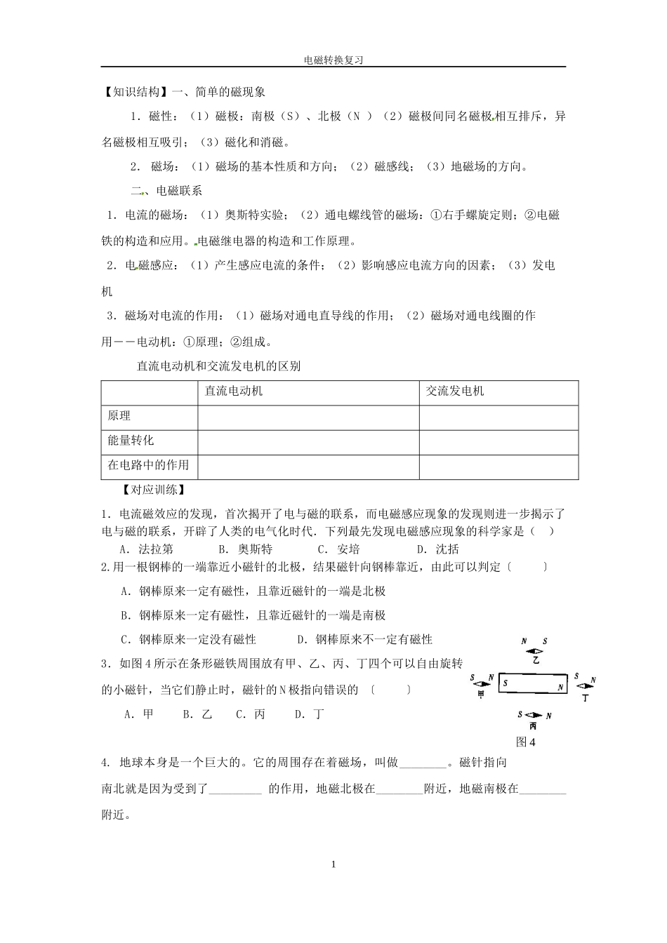 电磁联系复习_第1页