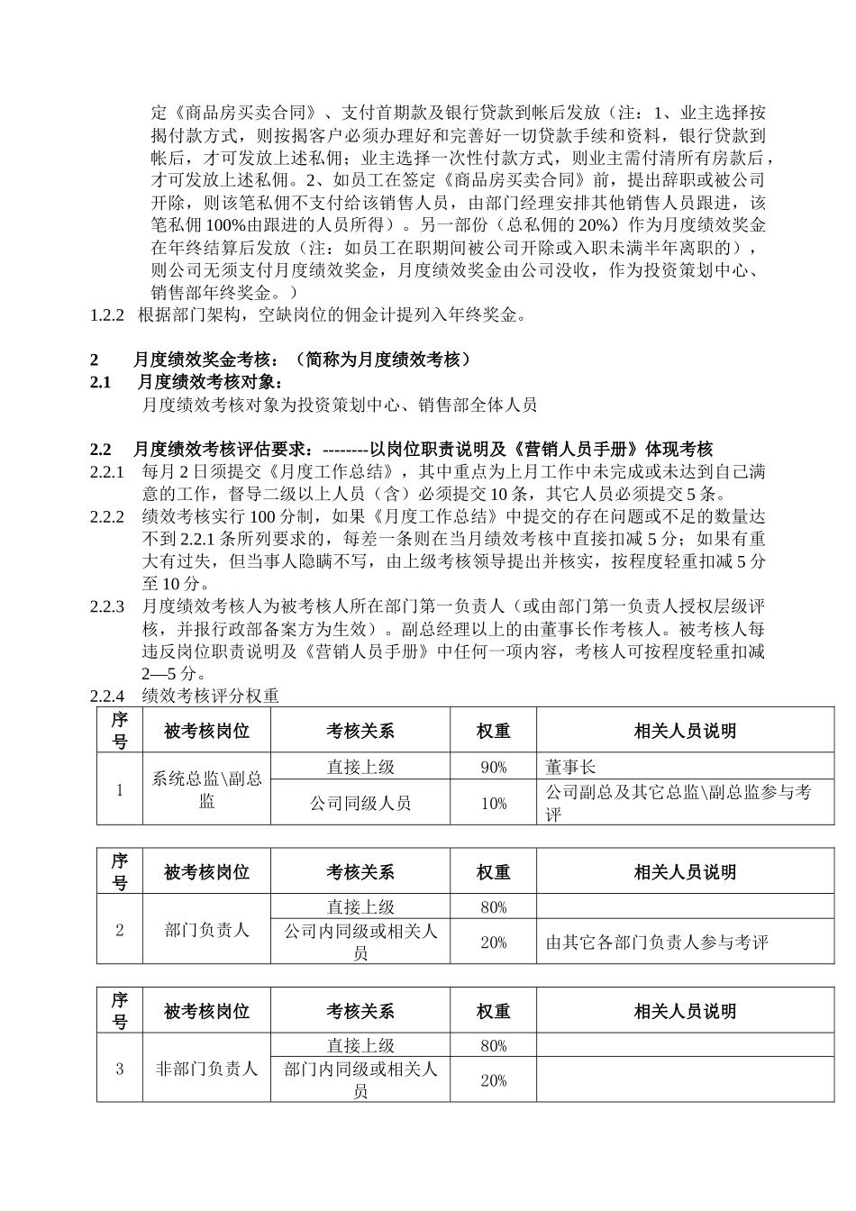 营销部提成激励方案_第3页