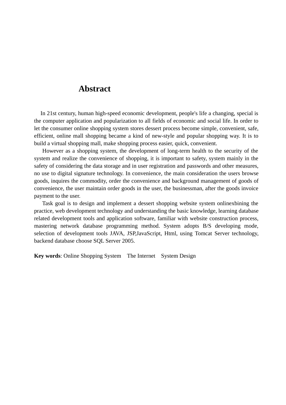 基于JSP的网上超市购物系统设计与实现_第3页