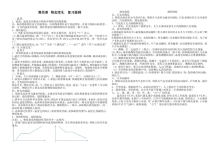 第四章物态变化复习提纲