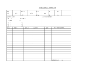 文具批发商的业务员专用日报