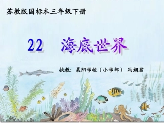 《海底世界》配套课件