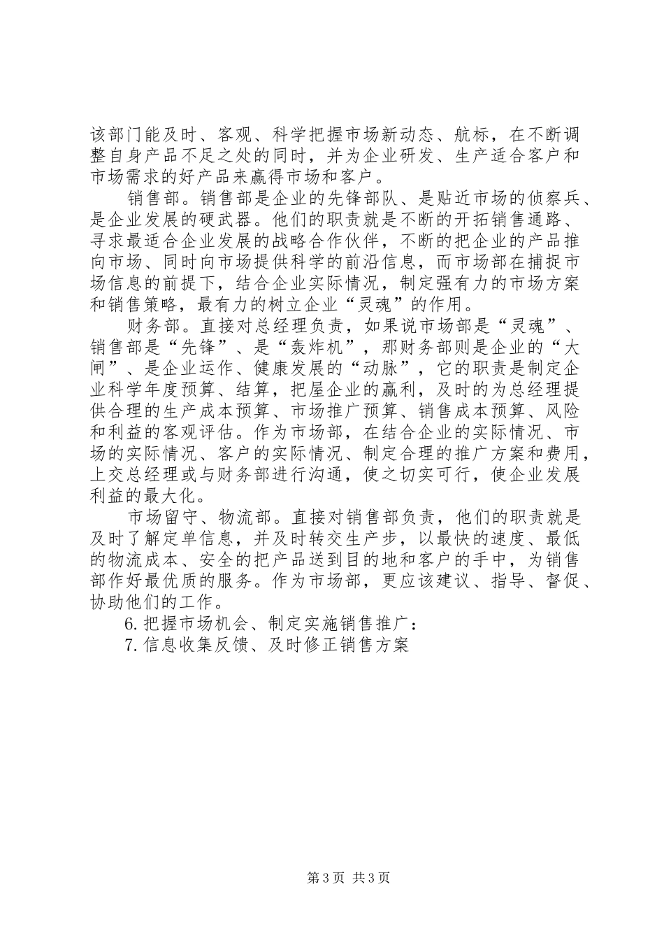 市场工作年度计划_第3页