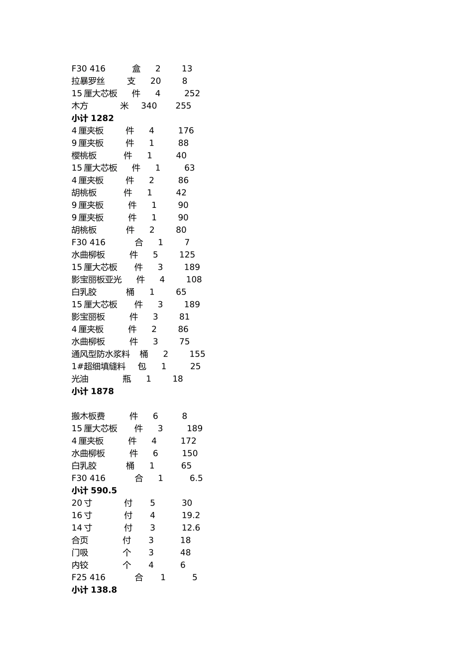 试谈装修材料报价_第3页