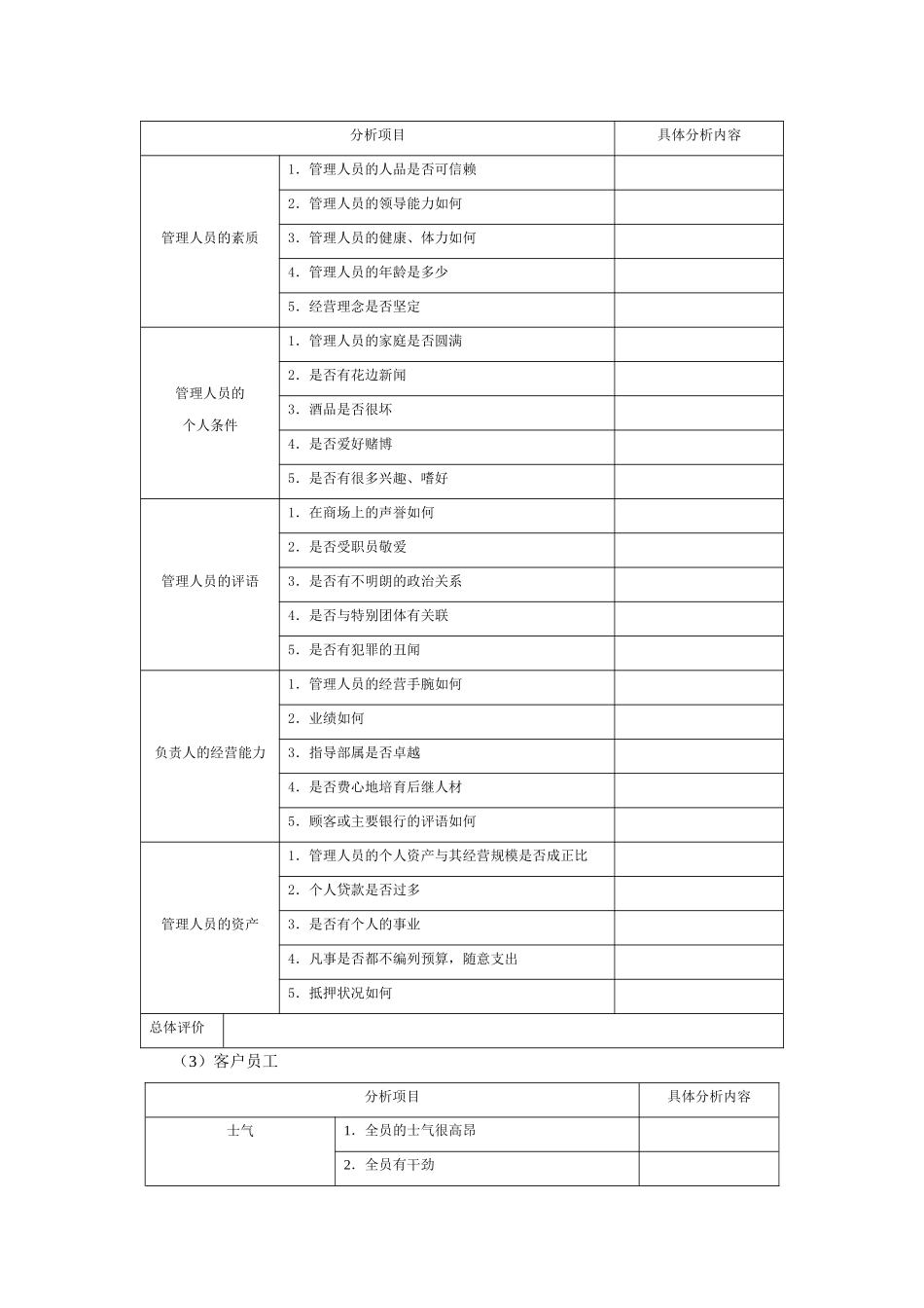 客户信用分析表_第2页