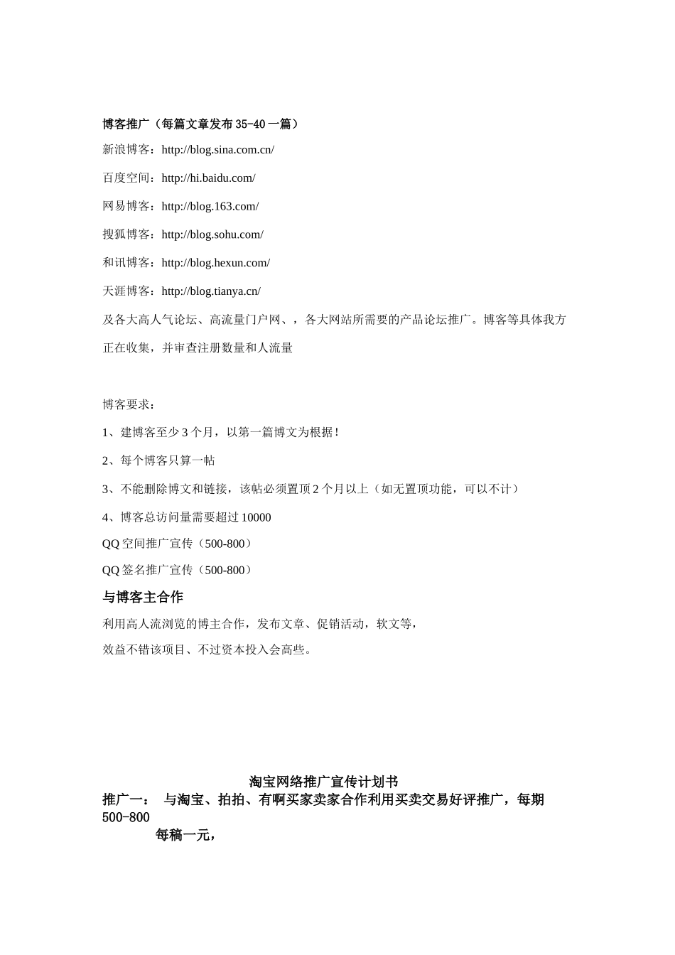 网络推广宣传及营销策划详细书_第3页