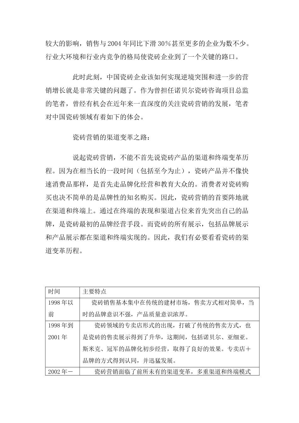 试谈瓷砖营销的关键点把握_第2页