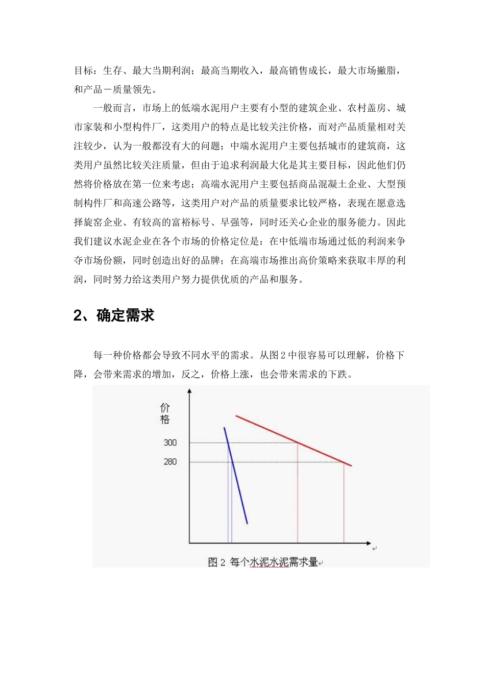 水泥企业的价格方案策1_第2页