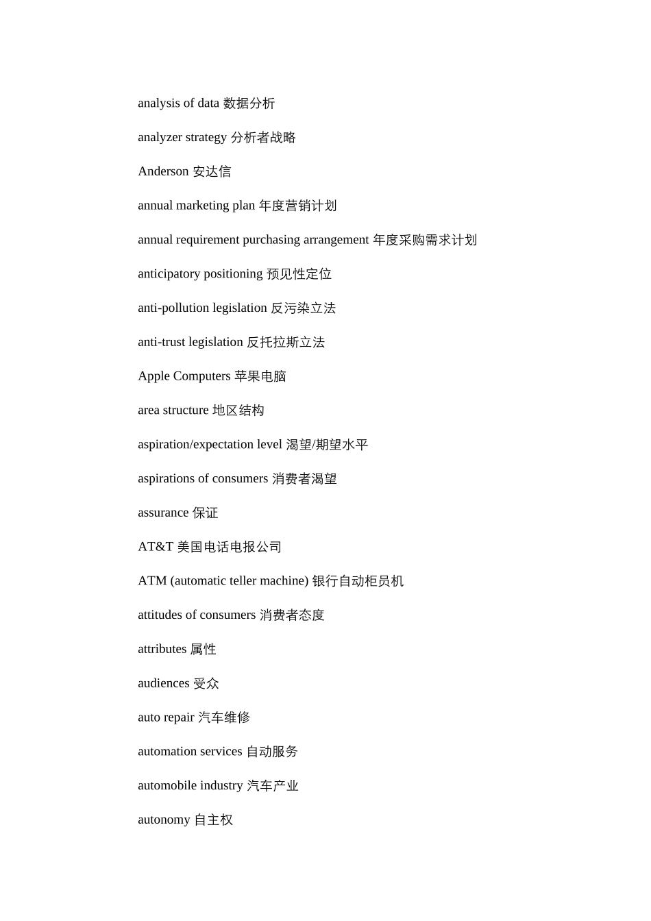 营销学必备英语词汇_第3页
