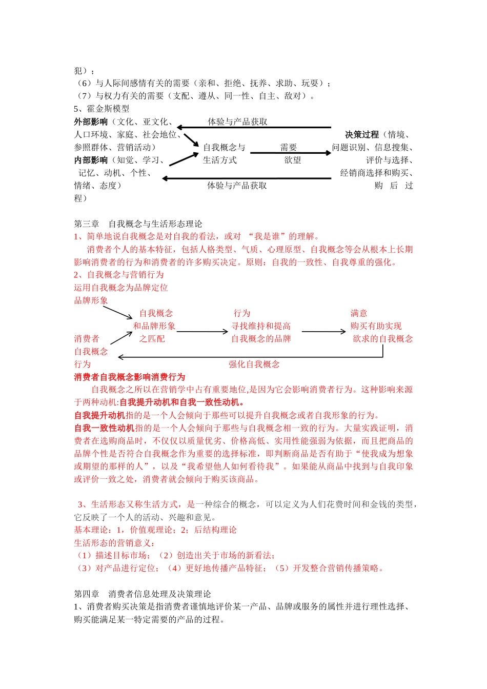 消费者行为学期末考试重点_第3页