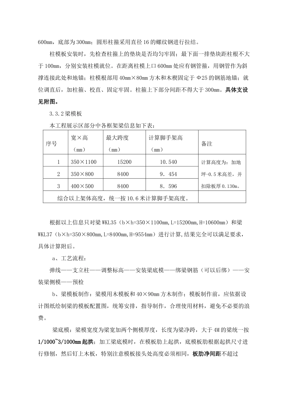 会所模板施工方案_第3页