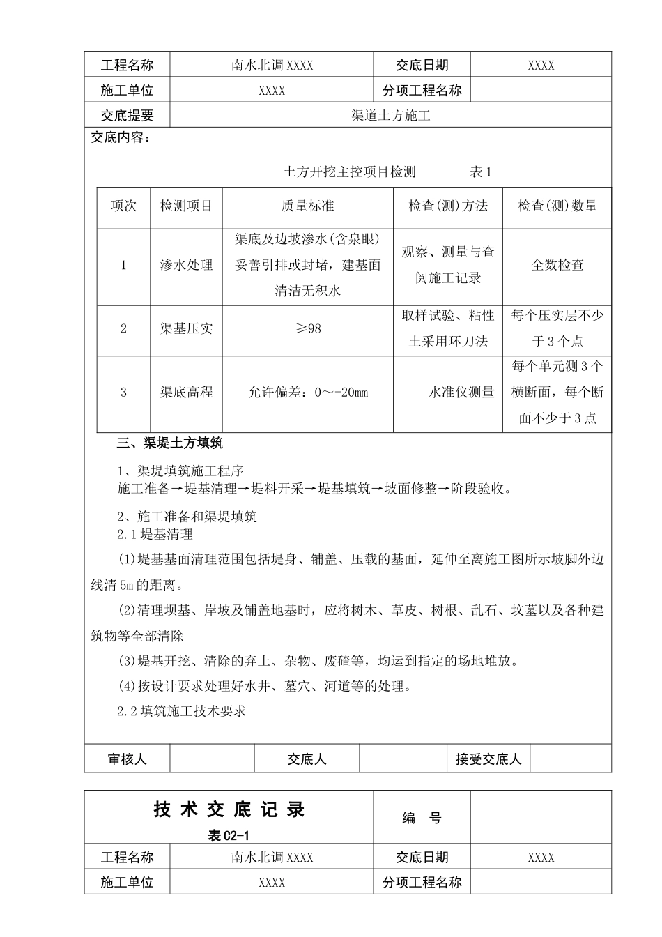渠道施工技术交底_第3页