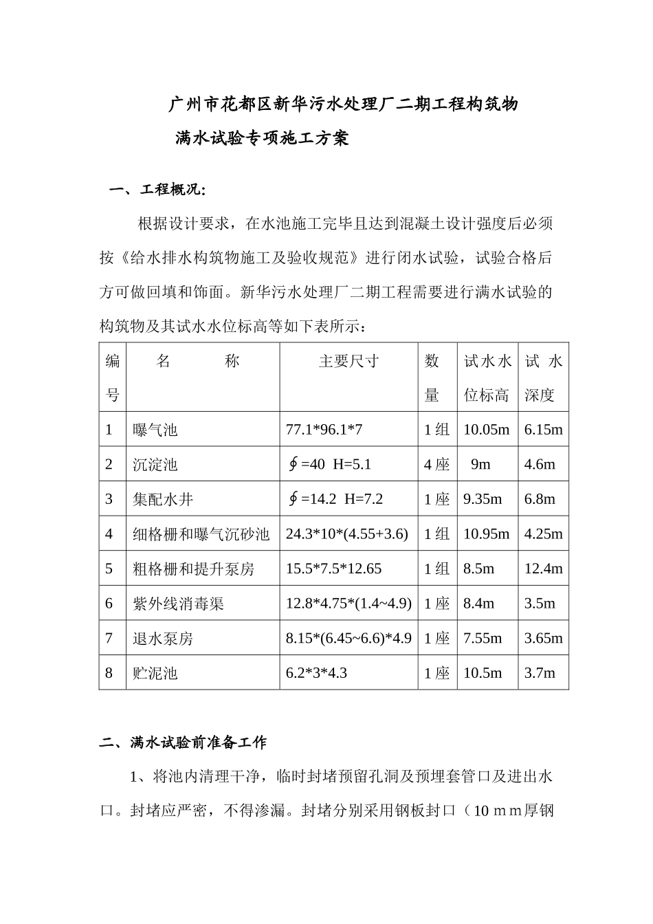 满水试验专项施工方案_第2页