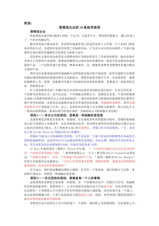 营销型企业指导原则