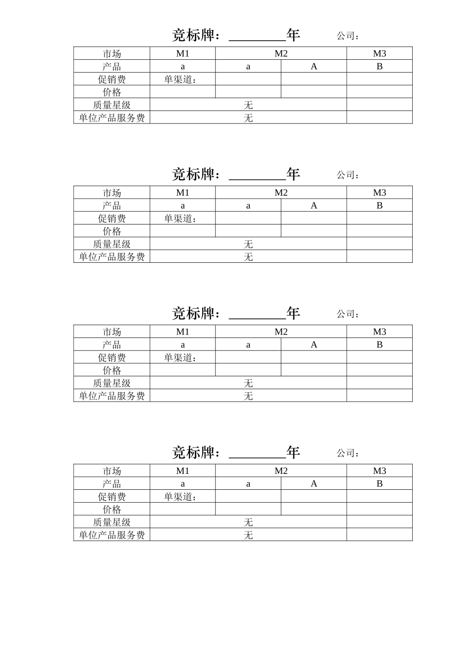 营销管理表格_第1页