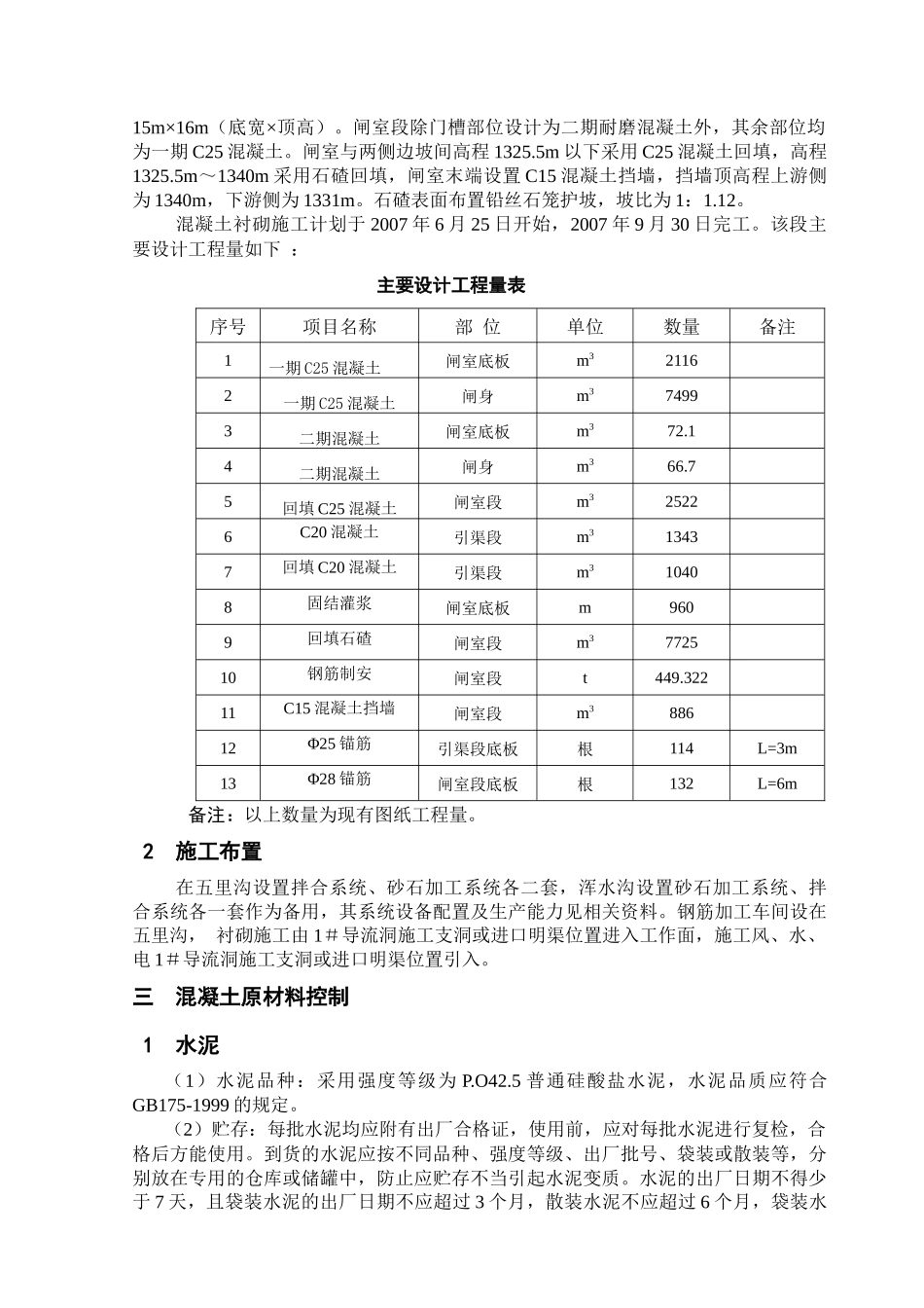 进口引渠及闸室混凝土施工方案_第2页