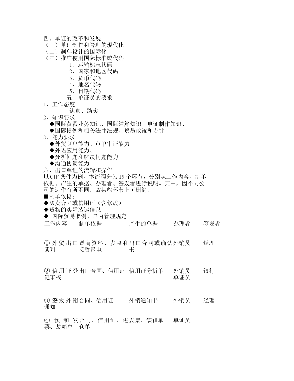 进出口单证课堂笔记整理_第3页