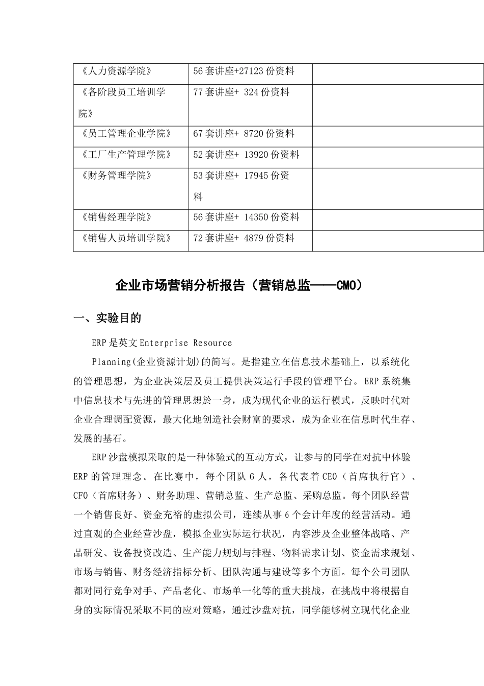 营销总监CMO角色分析与实验心得体会_第2页