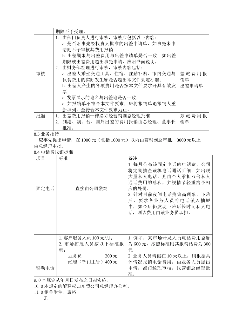 营销费用报销制度_第3页