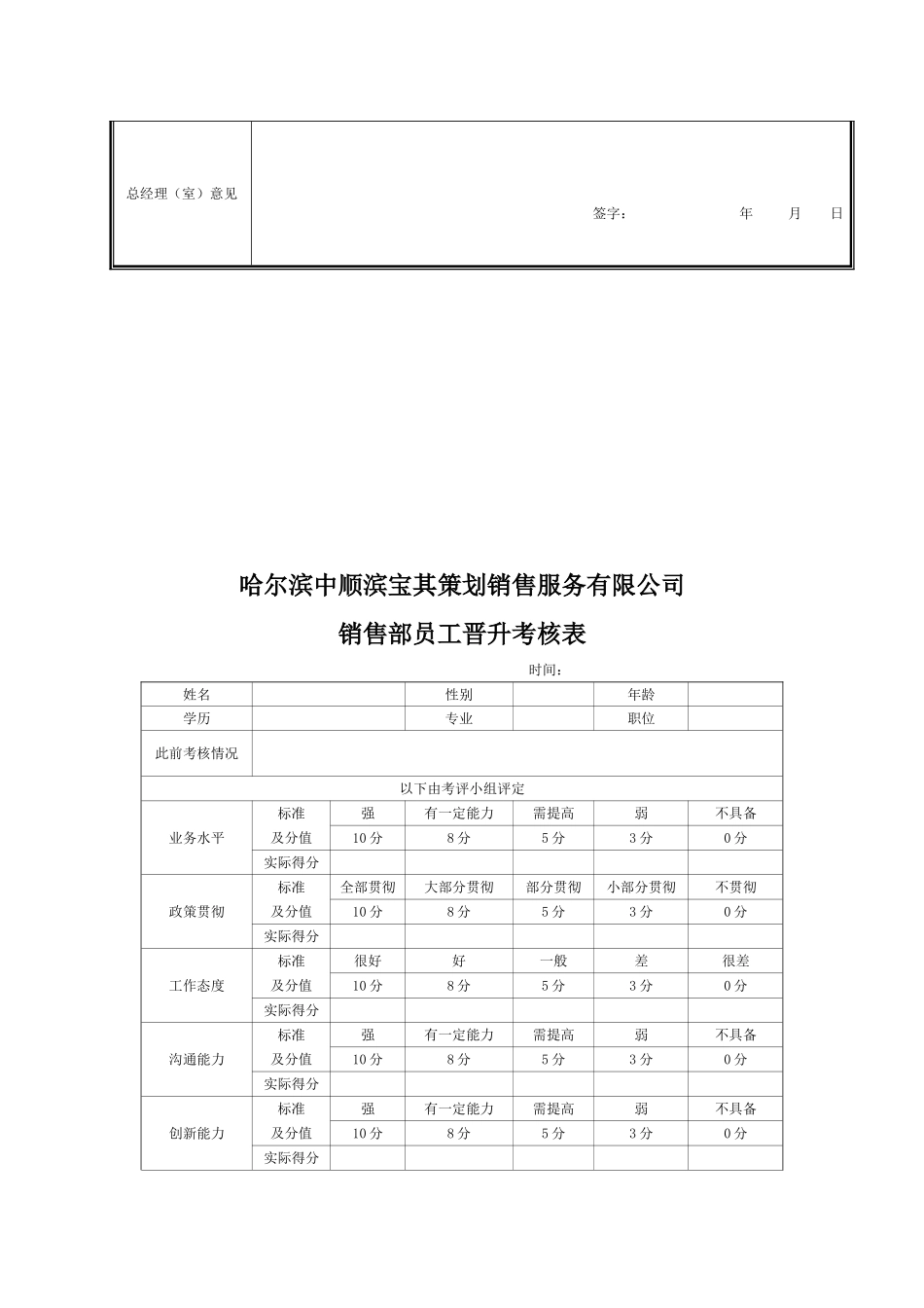 销售部岗位晋升管理制度(5页)_第3页