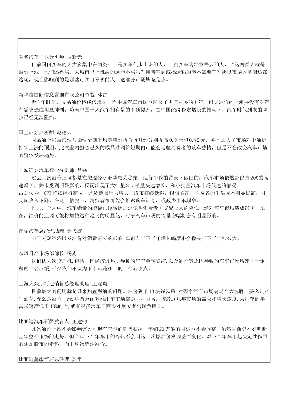 油价对我国轿车销售的影响_第3页