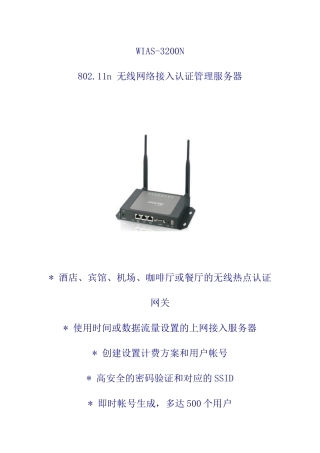 无线接入服务器