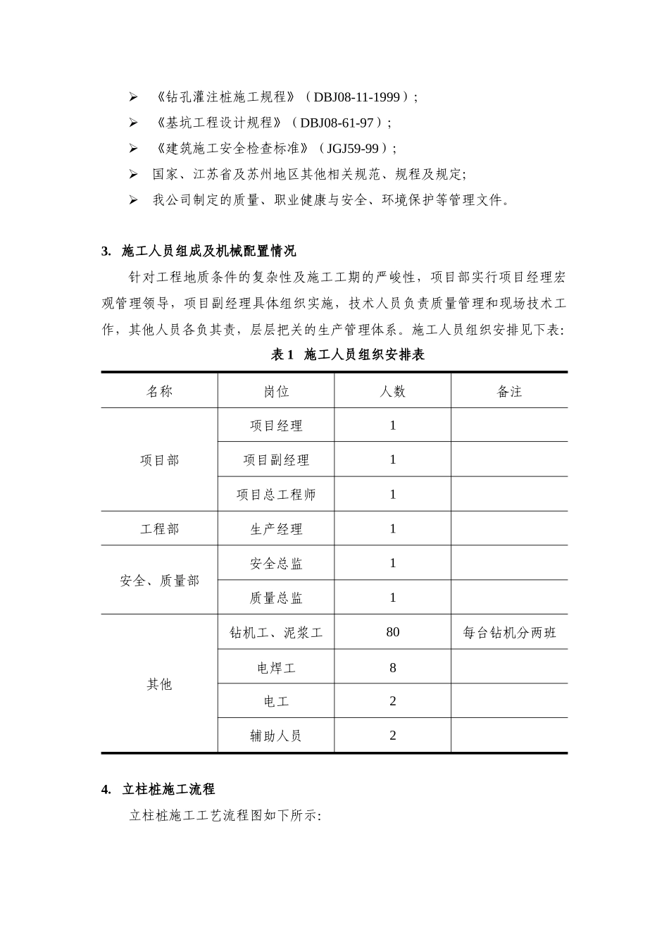 基坑型钢立柱施工方案_第2页
