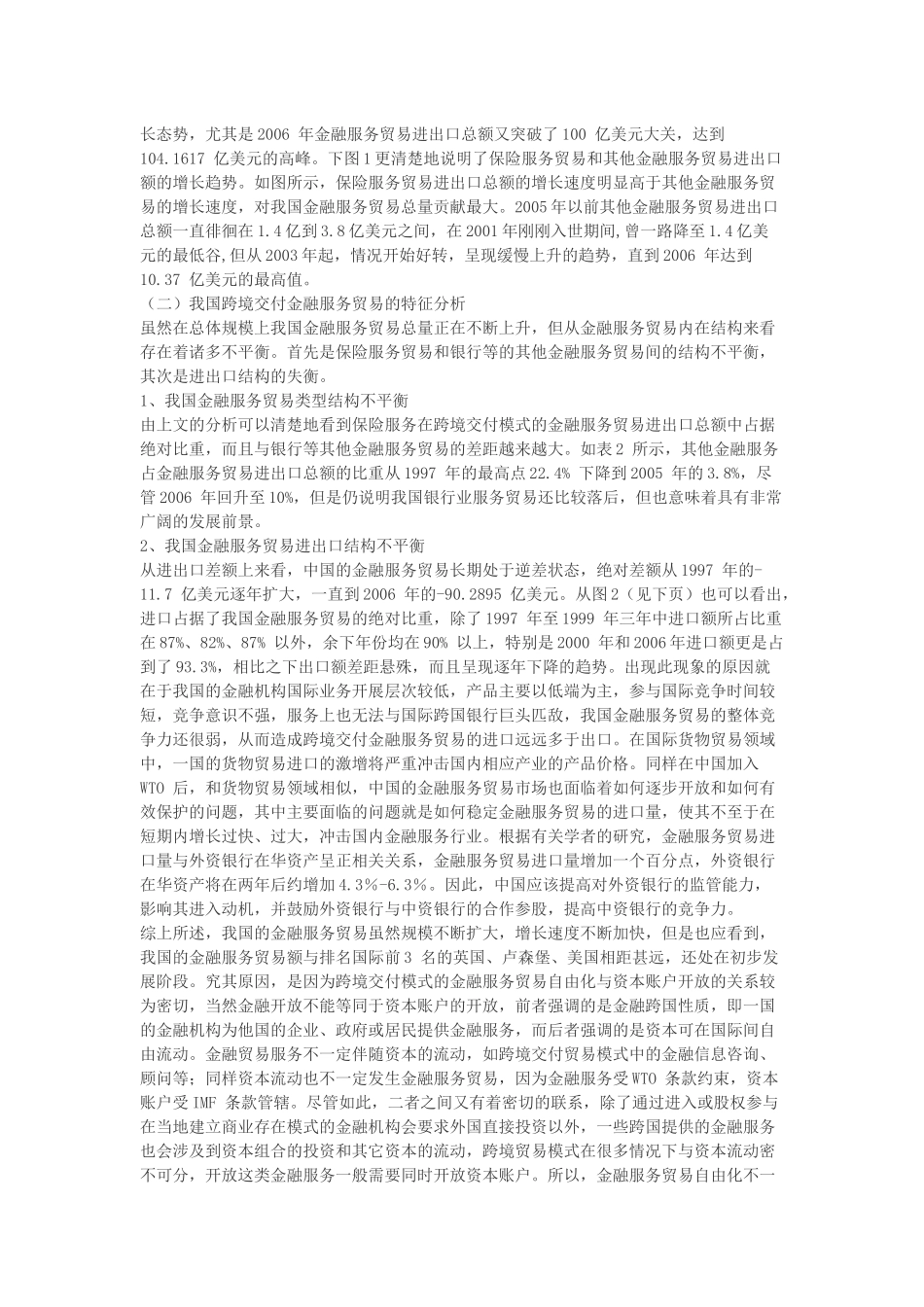 我国金融服务贸易发展现状及对策研究_第3页