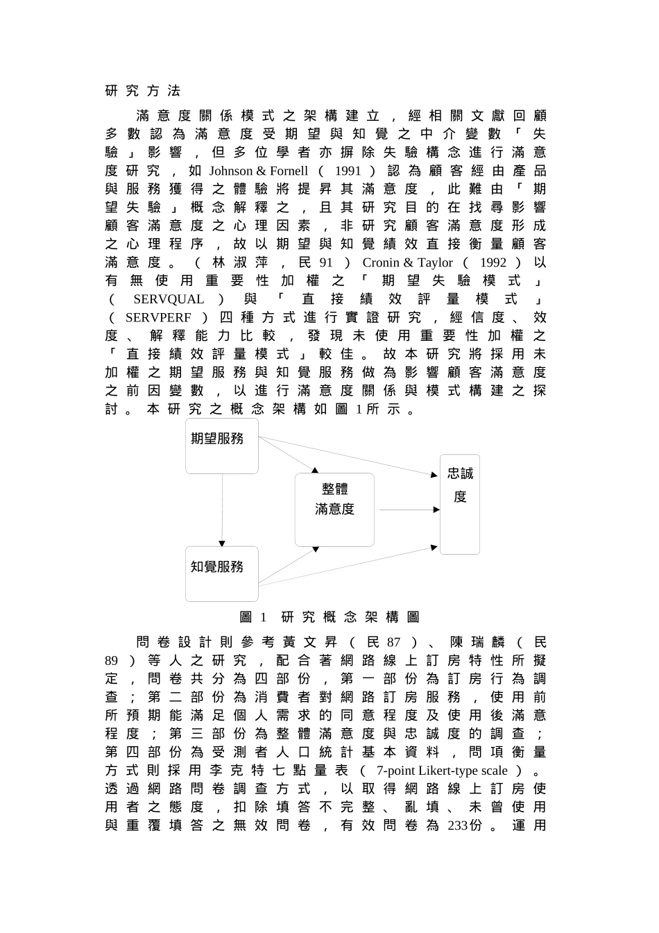 网路线上订房顾客满意度关系之研究_第3页