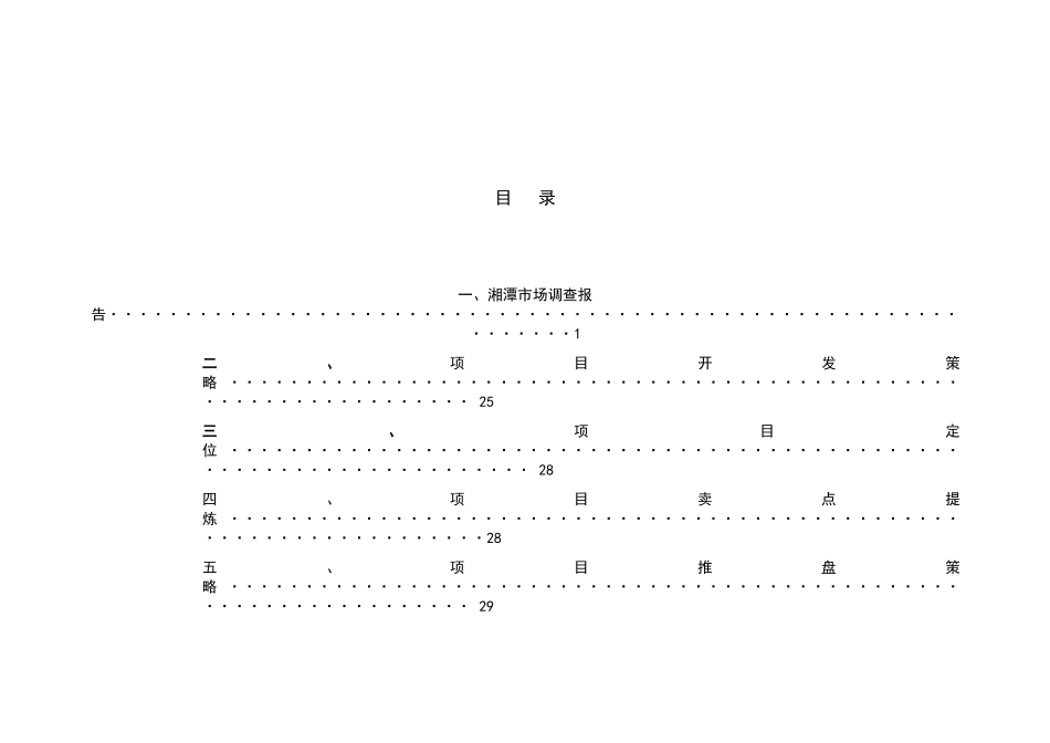 湘潭市某项目营销策略分析_第2页