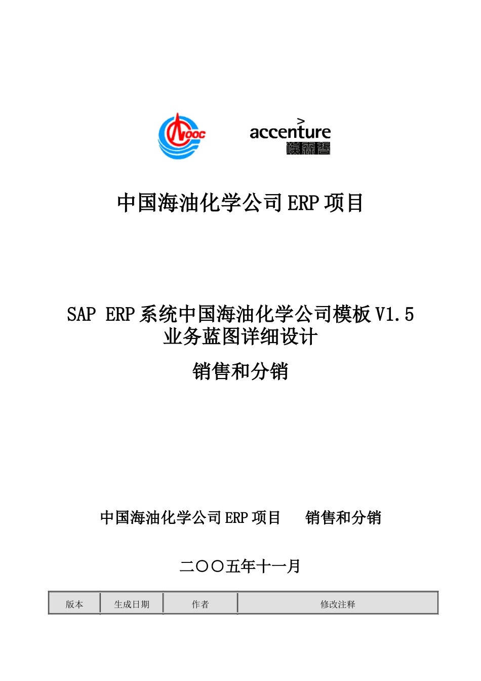 化学公司模板蓝图设计-销售和分销管理V11_第1页