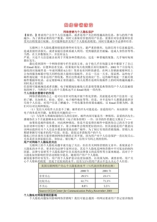 网络营销前沿探讨
