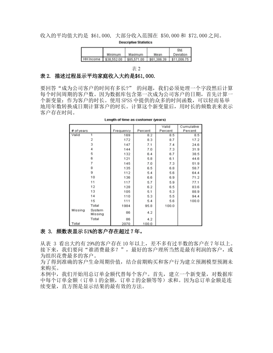 谁是最好的客户使用SPSS从营销数据中获得(15)_第3页