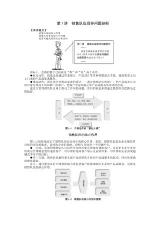 销售宝典之销售队伍现存问题剖析
