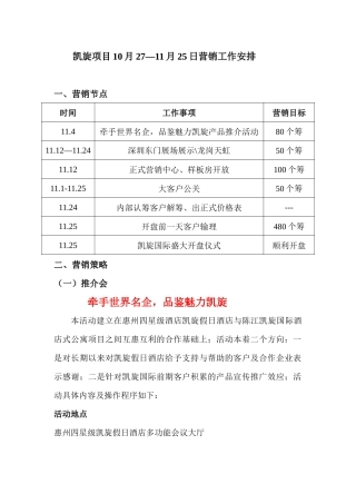 凯旋国际营销接点