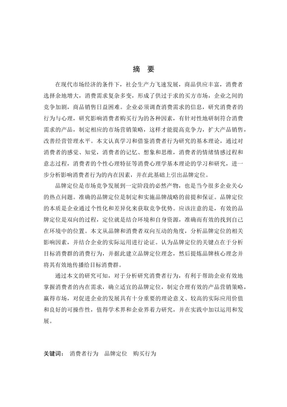 基于消费者行为的品牌定位研究_第2页