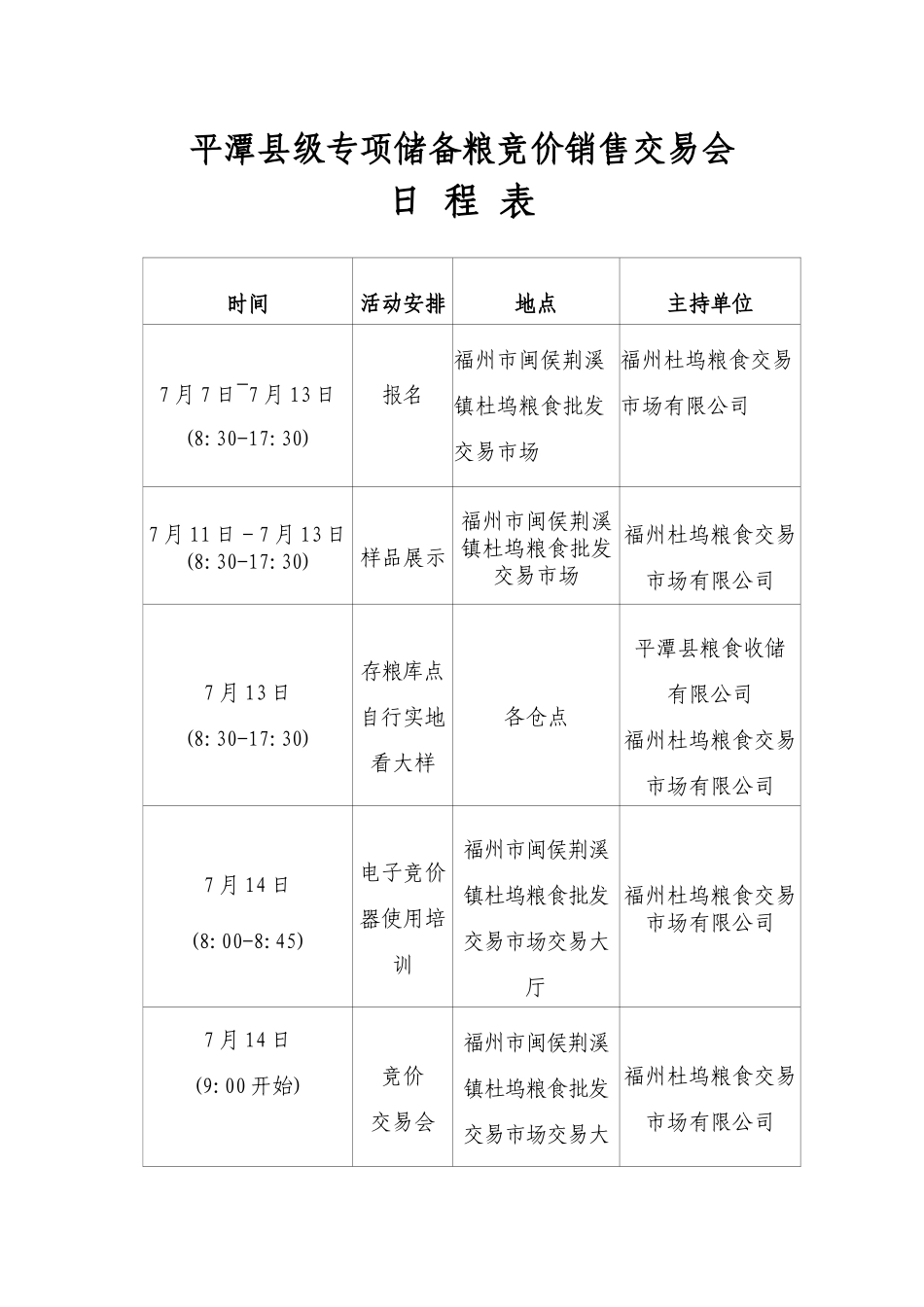 平潭县级专项储备粮竞价销售交易会_第3页