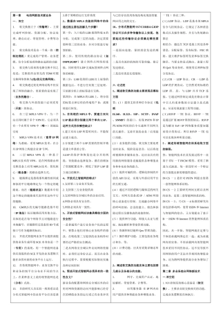 通信工程师认证及业务管理知识数据分析