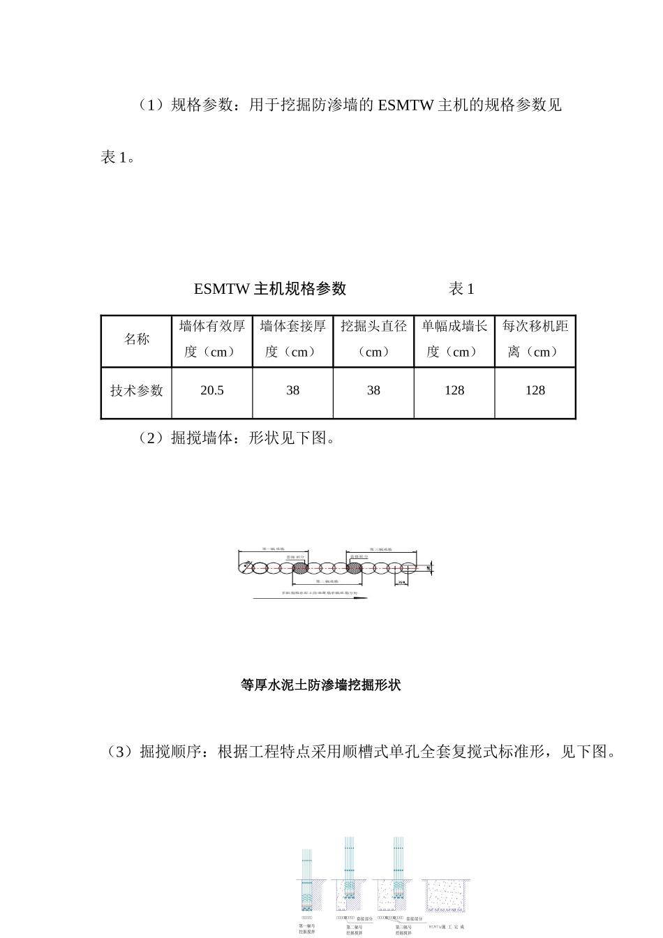 深层搅拌等厚水泥土防渗墙施工方案_第2页